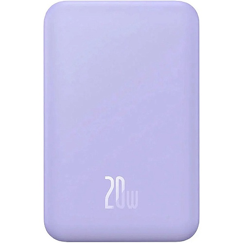 Внешний аккумулятор Baseus Magnetic Mini 20W 20000 mAh Purple (PPCX150005)