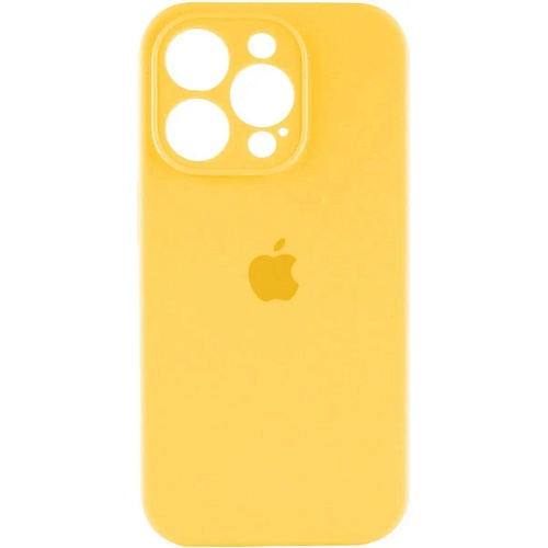 Чехол Silicone Case Camera Protect для Apple iPhone 16 Pro Max Sunny Yellow AA