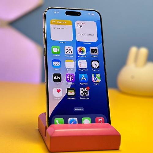 Смартфон Apple iPhone 15 Pro Max 256GB Natural Titanium (1500) Б/У - придбати в Дніпрі, Україні: ціна, характеристики | інтернет-магазин TOUCH