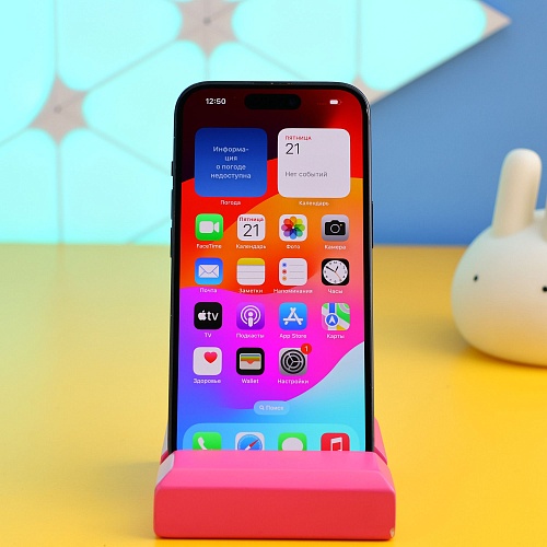 Смартфон Apple iPhone 15 128GB Black (MTP03) Б/У