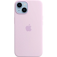 Чехол Silicone Case с MagSafe для Apple iPhone 14 (Lilac) ААА