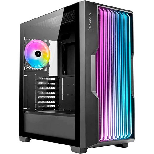 Корпус Azza Guardian Glass Black (CSAZ-520BG)