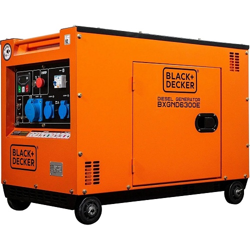 Генератор дизельный Black+Decker BXGND6300E 6/6.3 кВт
