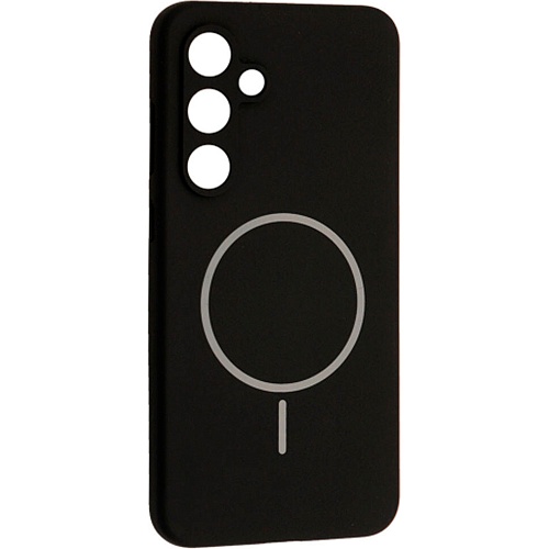 Чехол DK Luxury Silicone Case with MagSafe для Samsung Galaxy S25 Black