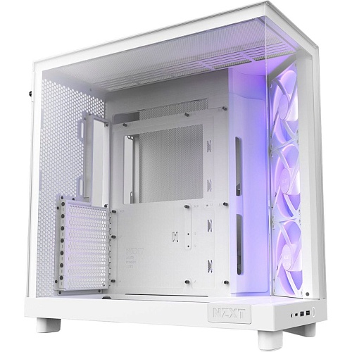 Корпус NZXT H6 Flow RGB White (CC-H61FW-R1) - придбати в Дніпрі, Україні: ціна, характеристики | інтернет-магазин TOUCH