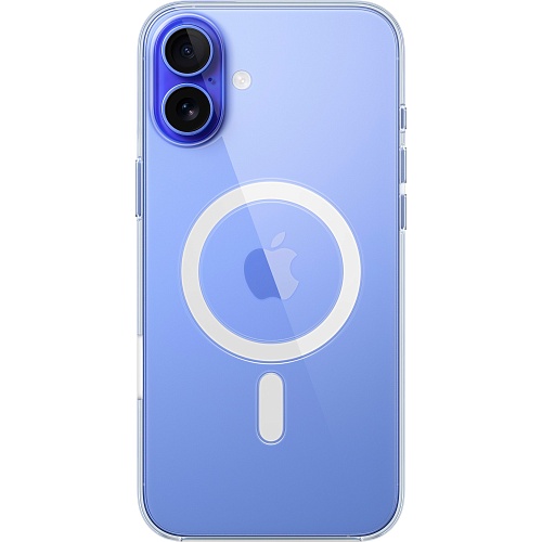 Чехол Clear Case with MagSafe для Apple iPhone 16 Plus Transparent AAA