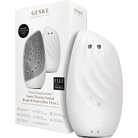 Чистящая щетка для лица GESKE Sonic Thermo Facial Brush&Face-Lifter 8в1 White (HB0095)