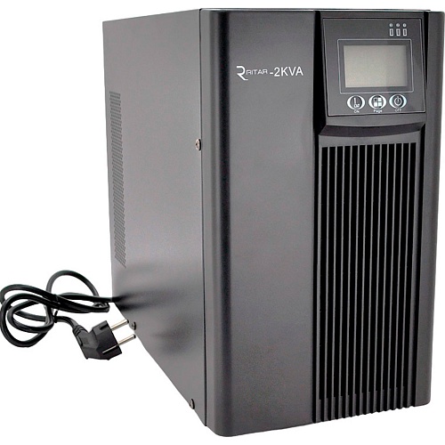 Джерело безперебійного живлення (ДБЖ) Ritar PT-2KL-LCD 2000VA/1600W - придбати в Дніпрі, Україні: ціна, характеристики | інтернет-магазин TOUCH