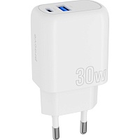 Мережевий зарядний пристрій Proove Silicone Power Plus 30W Type-C + USB White (WCSP3011002) - придбати в Дніпрі, Україні: ціна, характеристики | інтернет-магазин TOUCH