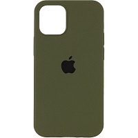 Чехол Silicone Case для Apple iPhone 15 Pro Dark Olive AA
