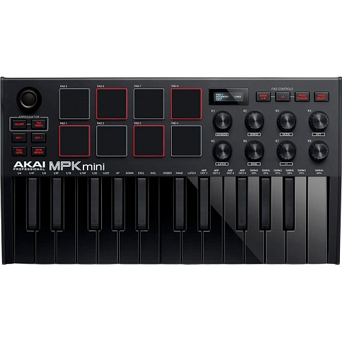 MIDI-клавіатура AKAI MPK MINI MK3 Black (SUP_MC2927) - придбати в Дніпрі, Україні: ціна, характеристики | інтернет-магазин TOUCH