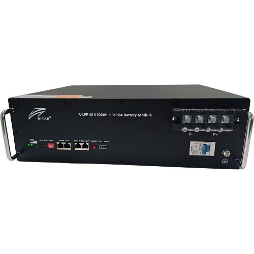 Акумулятор Ritar LiFePO4 48V (48V/100Ah/4800Wh) (R-LFP48V100Ah) - придбати в Дніпрі, Україні: ціна, характеристики | інтернет-магазин TOUCH
