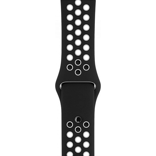 Ремешок Sport Nike для Apple Watch 42/44/45/46/49mm Black/White