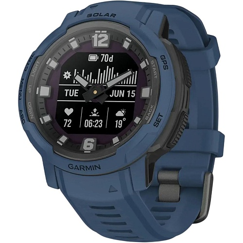 Смарт-часы Garmin Instinct Crossover Solar Tidal Blue (010-02730-12/02)