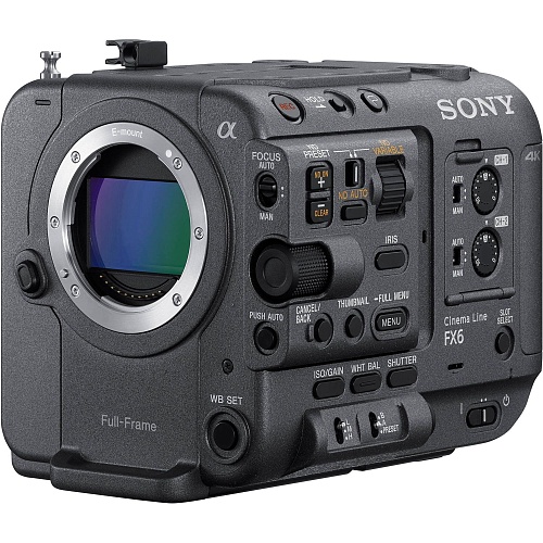 Видеокамера Sony FX6 Body Black (ILMEFX6T.CEE)