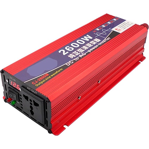 Автомобильный инвертор Choetech CJ-2600M 12V 1300W