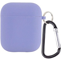 Чохол Silicone Case + Carabine для Apple AirPods Lavender Gray - придбати в Дніпрі, Україні: ціна, характеристики | інтернет-магазин TOUCH