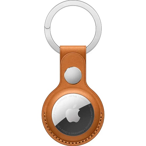 Чехол для поисковой метки Apple AirTag Leather Key Ring Dune HC