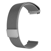 Универсальный ремешок DK Metal Milanesse Loop Magnetic Band для Huawei, Samsung, Xiaomi 22mm Grey