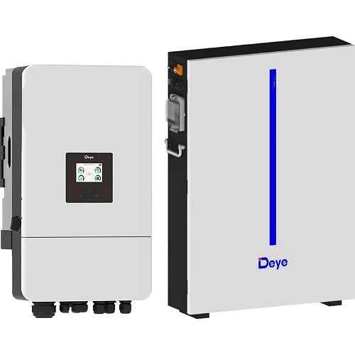 Система хранения энергии Deye SUN-10K-SG05LP3-EU-SM2 10kW + 1 АКБ RW-M6.1-B 6.1kWh (51.2V/120Ah/6144Wh)
