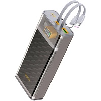 Зовнішній акумулятор Hoco J104A Discovery Edition 20000mAh 22.5W Gray (788962) - придбати в Дніпрі, Україні: ціна, характеристики | інтернет-магазин TOUCH