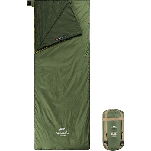 Спальный мешок Naturehike LW180 Mini NH21MSD04 XL Right Dark Green (697564188437)