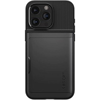 Чехол Spigen Slim Armor CS для Apple iPhone 15 Pro Max Black (ACS06589)