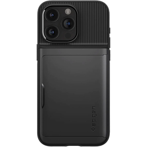 Чехол Spigen Slim Armor CS для Apple iPhone 15 Pro Max Black (ACS06589)