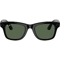 Смарт-очки Ray-Ban Meta Wayfarer Gen 2 Large Shiny Black Frame / G-15 Green Lenses (RW4012 601/71 53-22) Витрина