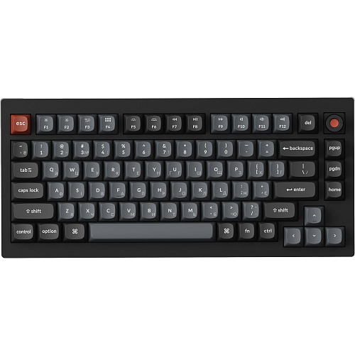 Клавиатура Keychron V1 8K Keychron Super Red Switch RGB USB UA Black (V1W-D1-UA)