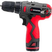 Дрель-шуруповерт Intertool DT-0310 12V 1.5Ah