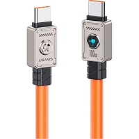 Кабель Usams US-SJ684 USB-C to USB-C 100W 1.2m Orange (SJ684USB04) - придбати в Дніпрі, Україні: ціна, характеристики | інтернет-магазин TOUCH
