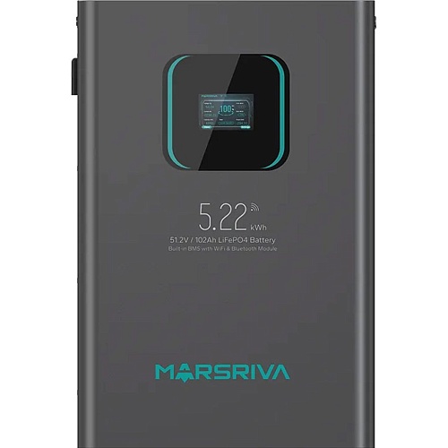 Аккумулятор Marsriva LiFePO4 48V (51.2V/102Ah/5222Wh) (MR-LFP48-100-WMD)