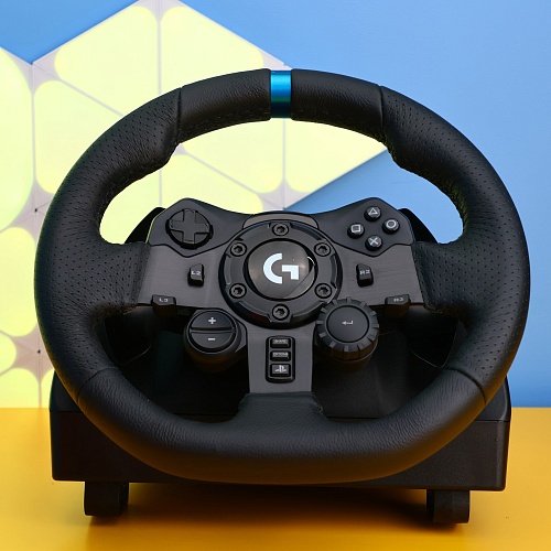 Игровой руль Logitech G923 Racing Wheel для PS5/PC (941-000149) Б/У
