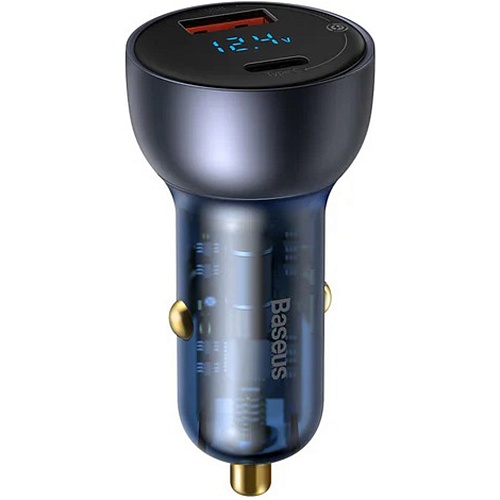 Автомобильное зарядное устройство Baseus Particular Digital Display Dual QC4.0+ 65W (CCKX-C0G)