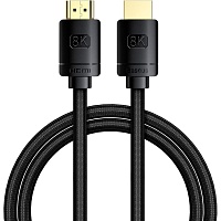 Кабель Baseus High Definition HDMI 2.0 8K 1.5m Black (WKGQ040101) - придбати в Дніпрі, Україні: ціна, характеристики | інтернет-магазин TOUCH