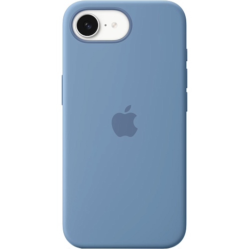 Чехол Silicone Case with MagSafe для Apple iPhone 17e/ 16e Winter Blue AAA