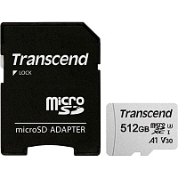 Карта пам'яті Transcend microSDXC 300S 512GB UHS-I (U3) + adapter SD (TS512GUSD300S-A) - придбати в Дніпрі, Україні: ціна, характеристики | інтернет-магазин TOUCH