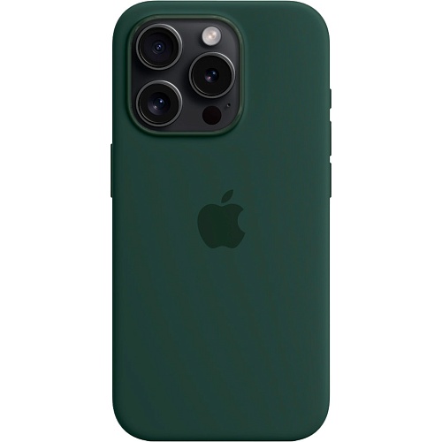 Чехол Silicone Case для Apple iPhone 15 Pro Forest Green AA