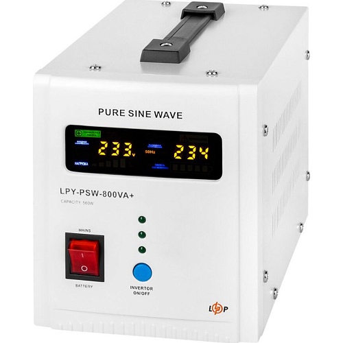 Источник бесперебойного питания (ИБП) LogicPower LPY-PSW-800VA+ (4153)