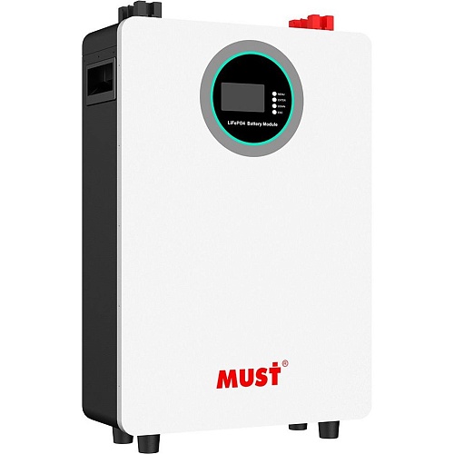 Аккумулятор Must LiFePO4 48V (51.2V/100Ah/5120Wh) (LP16-48100-SE)