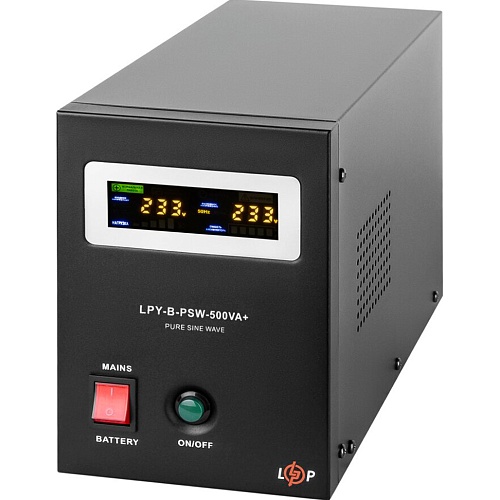 Источник бесперебойного питания (ИБП) LogicPower LPY-B-PSW-500VA+ (4149)