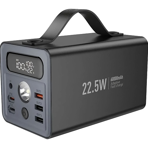Hoco Distant J138 60000mAh 22.5W Black