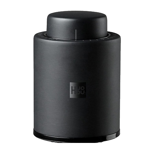 Вакуумная пробка для вина Xiaomi HuoHou Vacuum Stopper Black (HU0075)