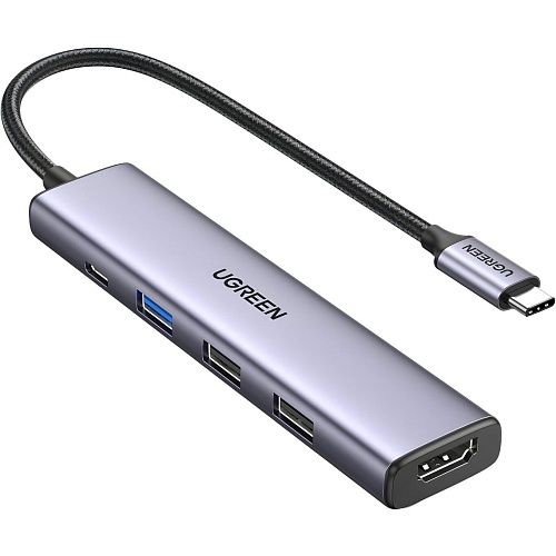 USB-хаб Ugreen CM478 5-in-1 (15495)