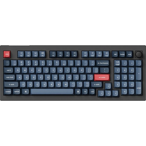 Клавиатура Keychron V5 Max Gateron Jupiter Banana RGB Black (V5M-D4-UA)