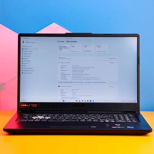 Ноутбук Asus TUF Gaming F17 FX706HF Б/У