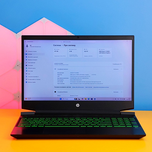 Ноутбук HP Pavilion Gaming 15-ec2023ua (562C0EA) Б/У