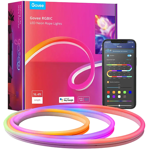 Светодиодная лента Govee RGBIC Led Neon Rope Lights (5м)