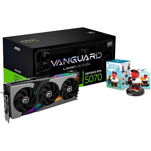 Видеокарта MSI GeForce RTX 5070 12GB VANGUARD SOC LAUNCH EDITION (G5070-12VGSL) UA